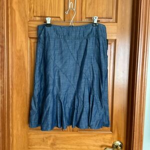 NWT ZOZO light weight full jean skirt. Size 12